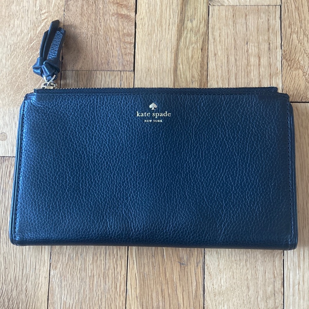 Kate Spade Black Leather Wallet